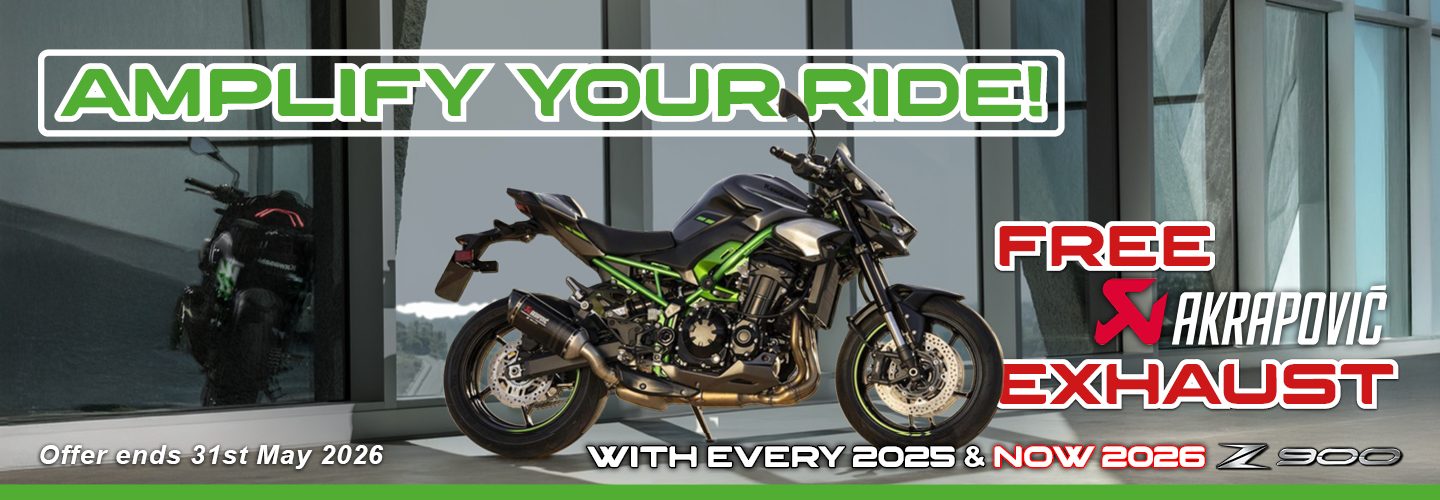 Amplify your 2026 With A Free Z900 Exhaust Upgrade!